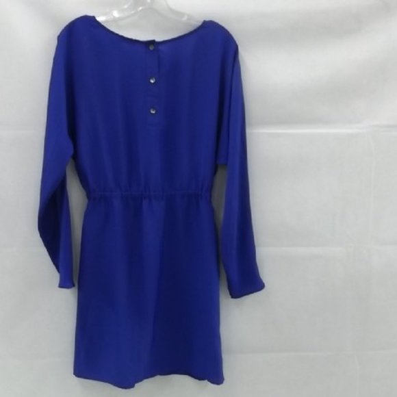 NEIMAN MARCUS HUTCH LWOMEN'S BLUE DRESS SIZE MED - Picture 4 of 4